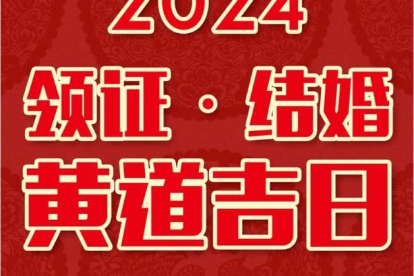 2024年领证黄道吉日大全最佳结婚良辰推荐