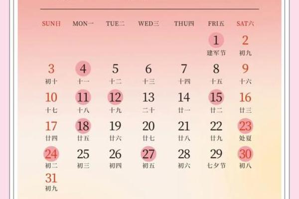 2025年7月结婚吉日精选解析