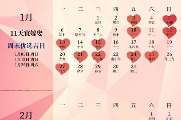 2025年7月结婚吉日指南推荐