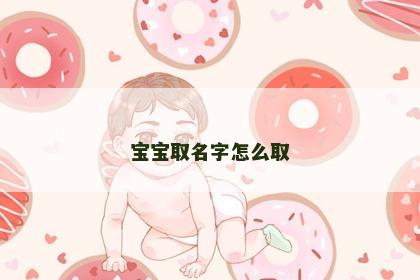 宝宝取名字怎么取
