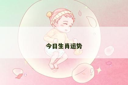 今日生肖运势