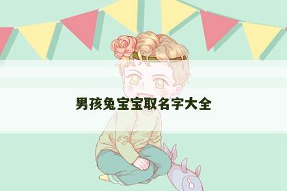 男孩兔宝宝取名字大全
