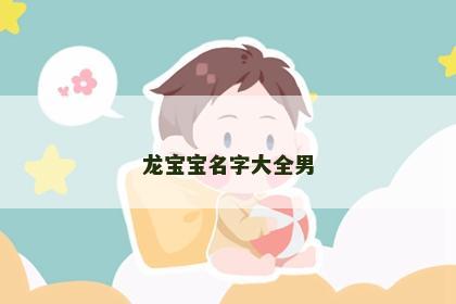 龙宝宝名字大全男