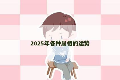 2025年各种属相的运势