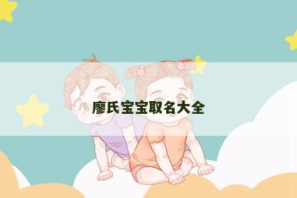 廖氏宝宝取名大全