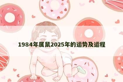 1984年属鼠2025年的运势及运程