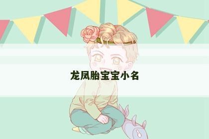 龙凤胎宝宝小名