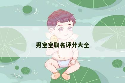 男宝宝取名评分大全