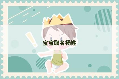宝宝取名杨姓