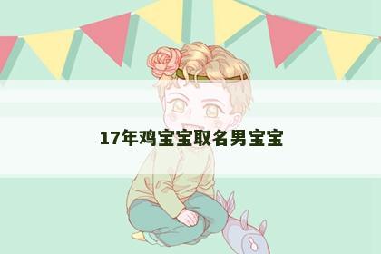 17年鸡宝宝取名男宝宝